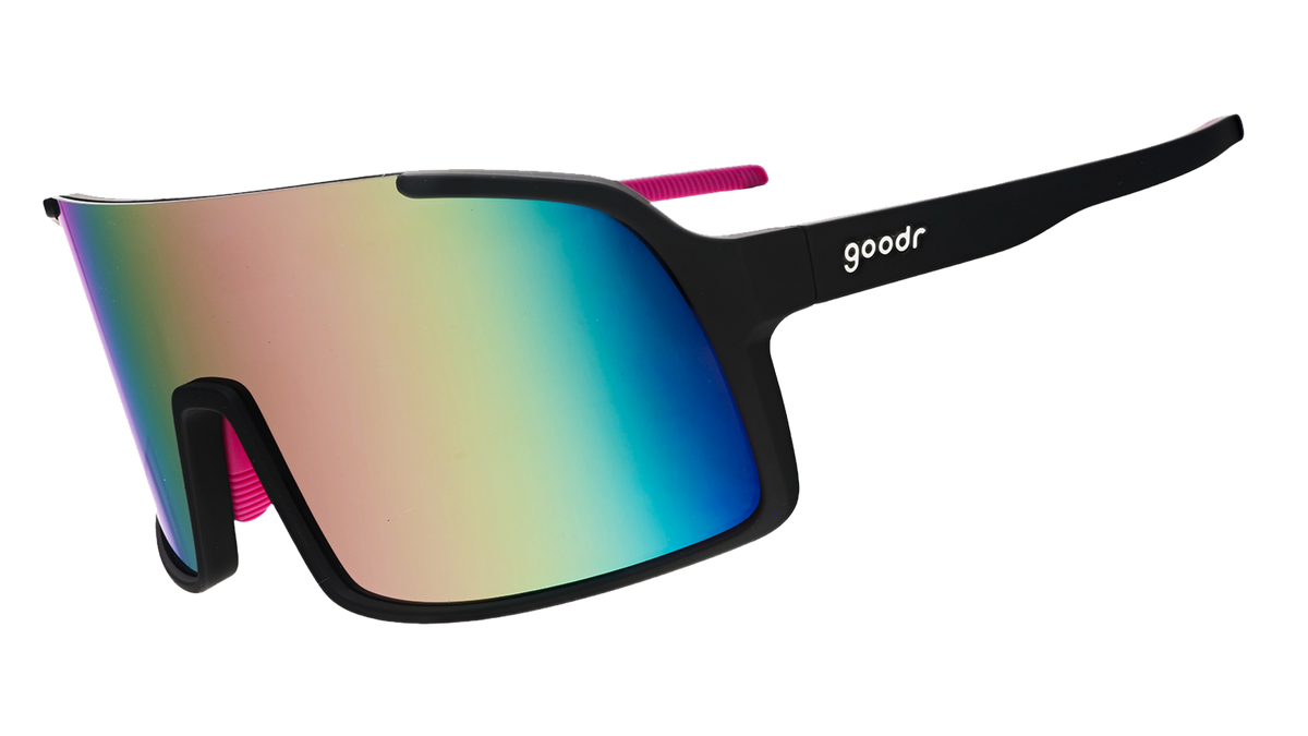 Ask Me About My Escape Plan — Black Astro G sunglasses, product view 1