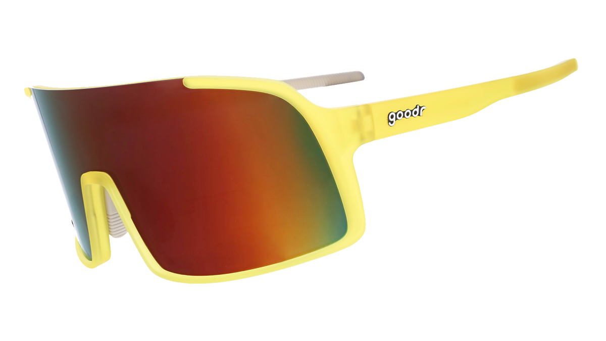 Lives Life in All-Caps — Yellow Astro G sunglasses, product view 1