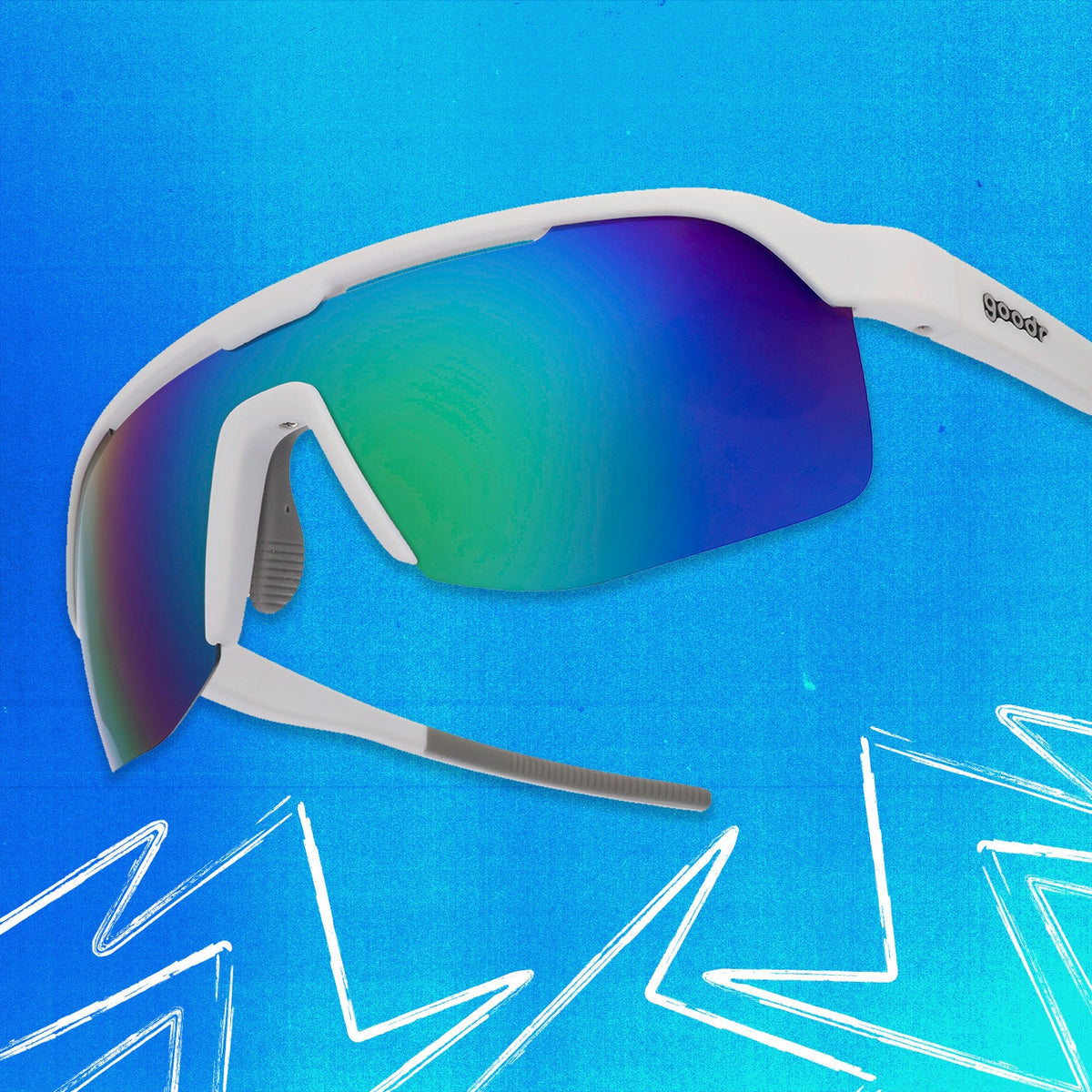 Aqua Shock Protocol — White Bolt G sunglasses, product view 2
