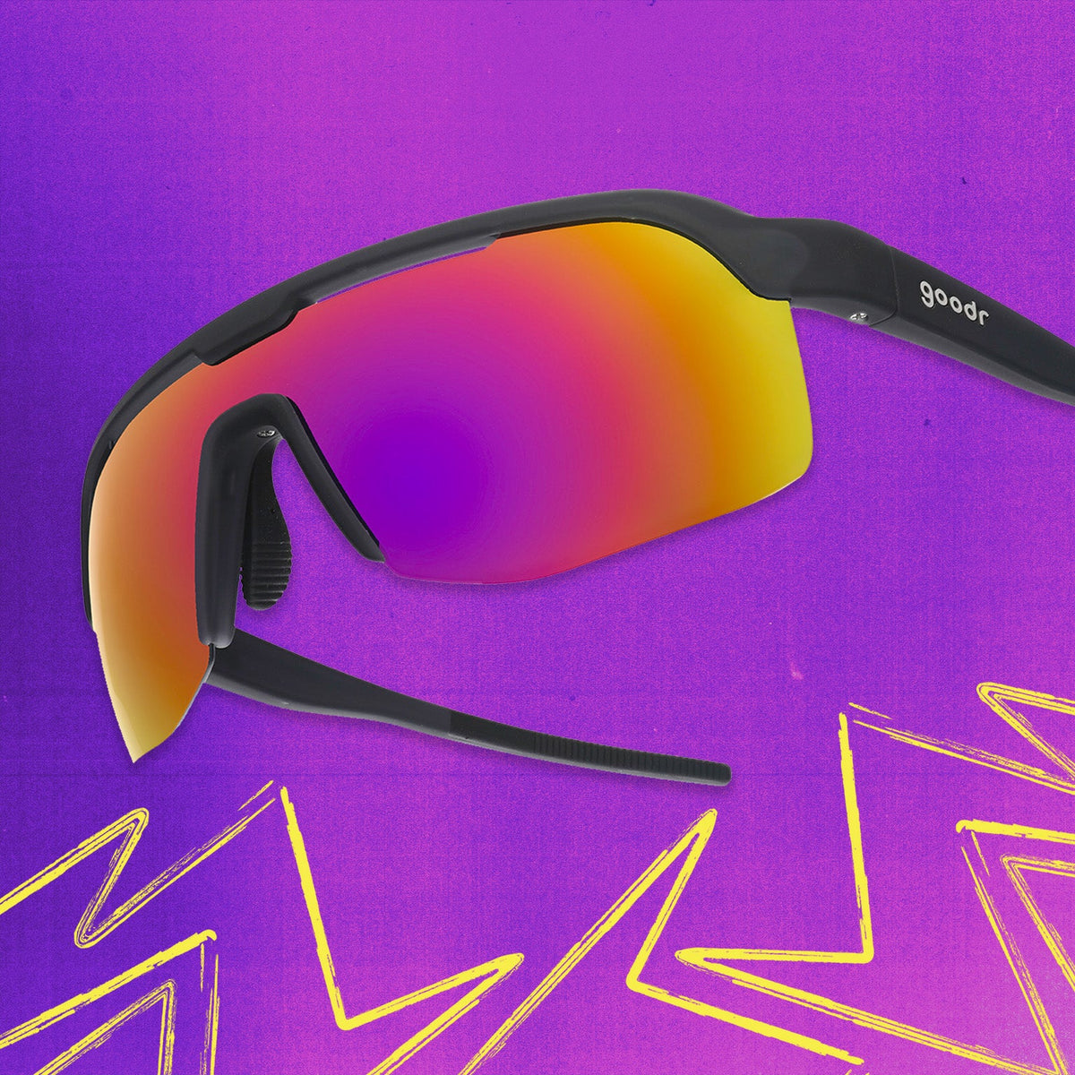 Born for the Highlight Reel — Black Bolt G sunglasses, product view 2
