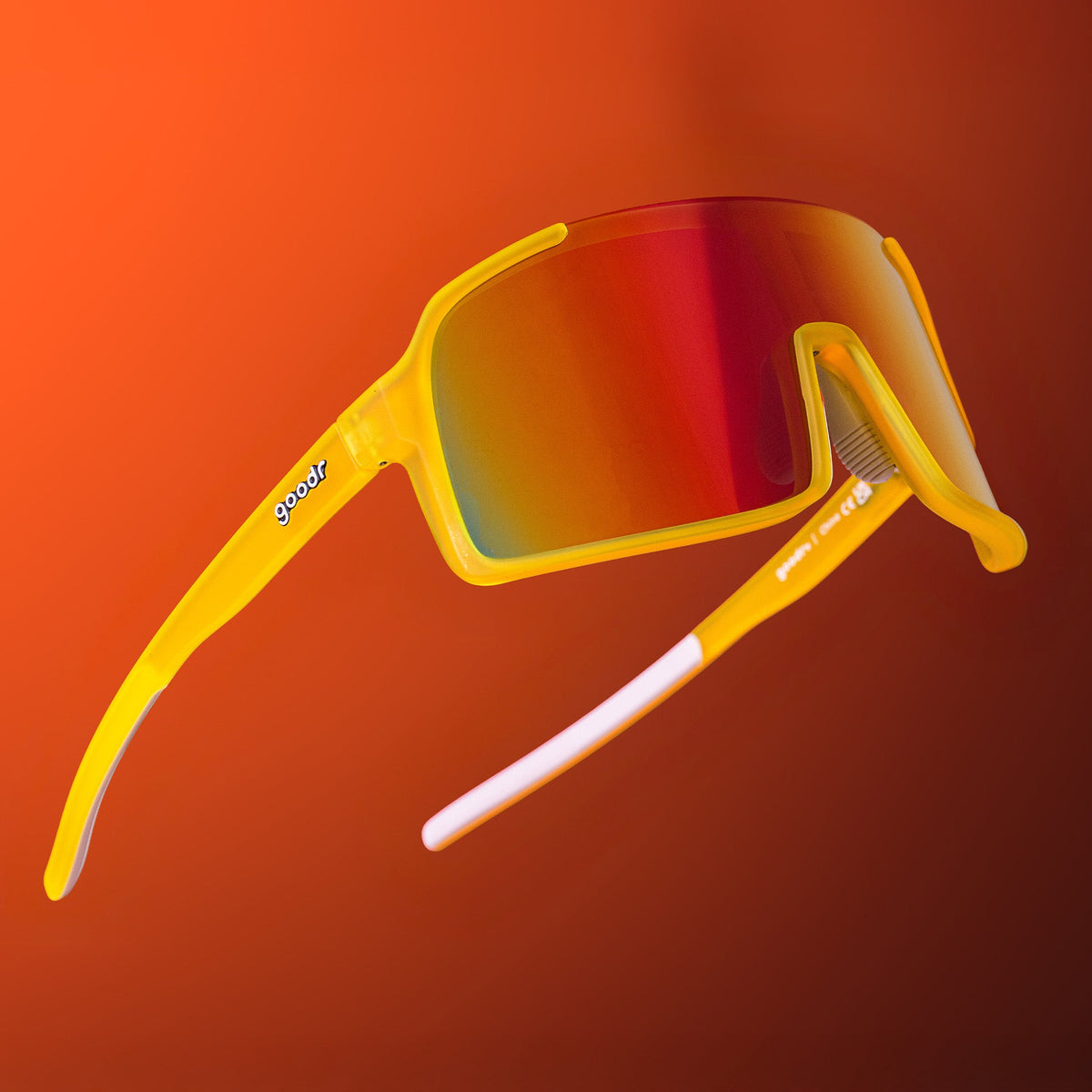 Lives Life in All-Caps — Yellow Astro G sunglasses, product view 2