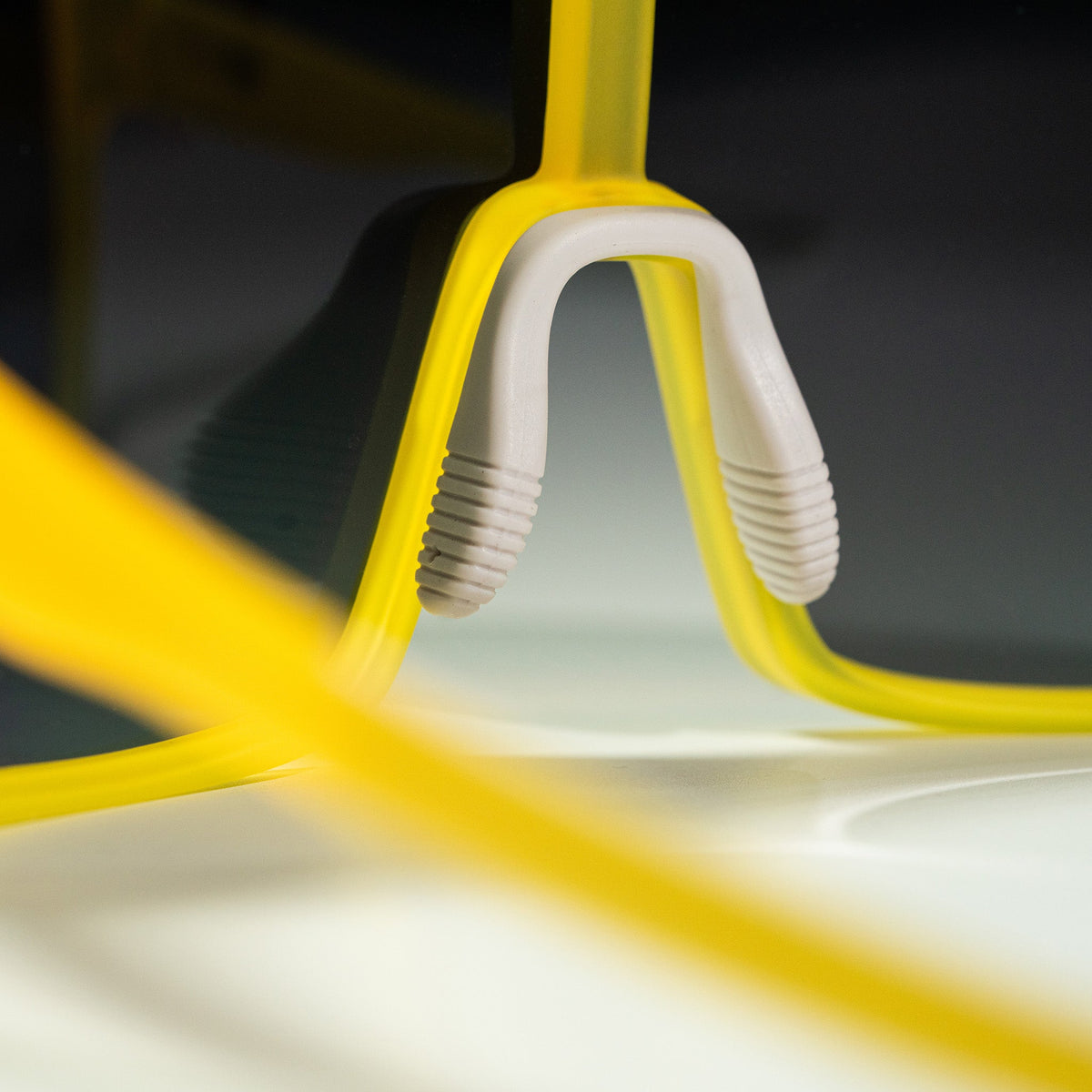 Lives Life in All-Caps — Yellow Astro G sunglasses, product view 4