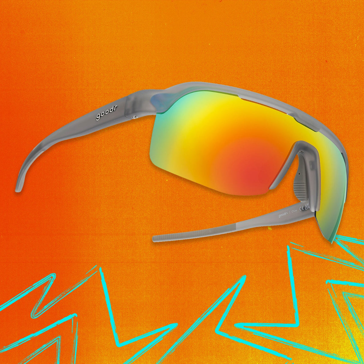 Too Lit To Quit — Grey Bolt G sunglasses, product view 4