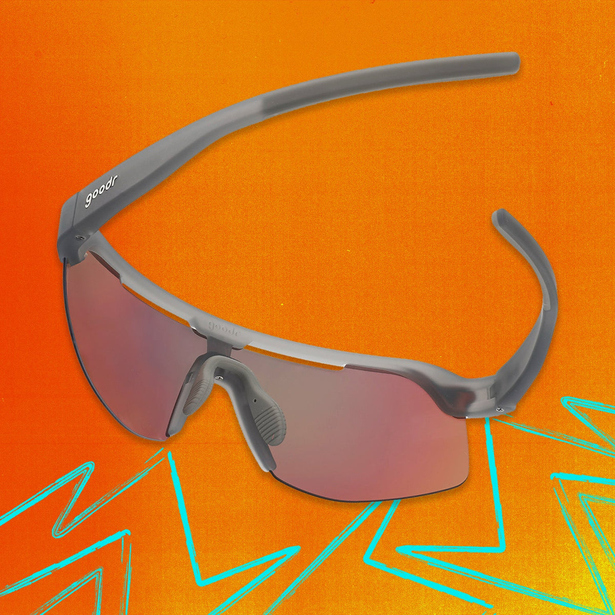 Too Lit To Quit — Grey Bolt G sunglasses, product view 5